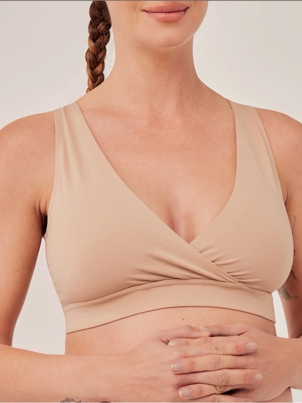 Pact-Nude Maternity Nursing Bralette - Soft Support - Picture 3 of 6